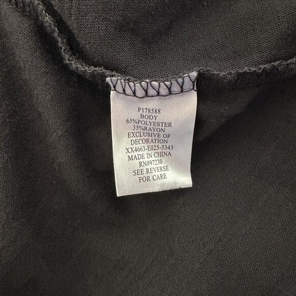 Absolutely Famous Tunic Style Embroidered Blouse, XL - Picture 4 of 4